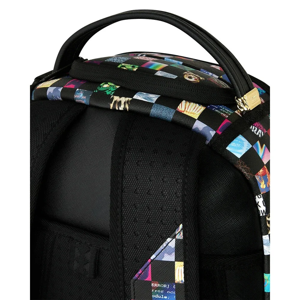 Spray Sharkverse Universe Backpack Black White Razy Check Dlxsv Graphic SPR325